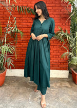 Load image into Gallery viewer, Forest Green Cotton Coord