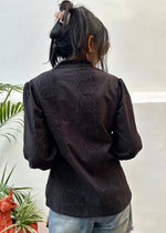 Load image into Gallery viewer, Charcoal Grey Shiffli Shirt