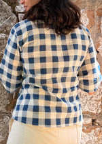 Load image into Gallery viewer, Blue &amp; White Checks Cotton Shirt