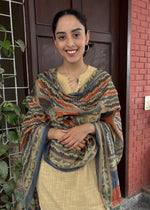 Load image into Gallery viewer, Cream Cotton Kurta Set