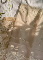 Load and play video in Gallery viewer, Beige Chanderi Cutwork Suit &amp; Chanderi Dupatta
