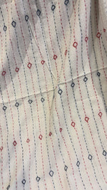 Load and play video in Gallery viewer, Blue Ajrak Cotton Suit &amp; Applique Mulmul Dupatta
